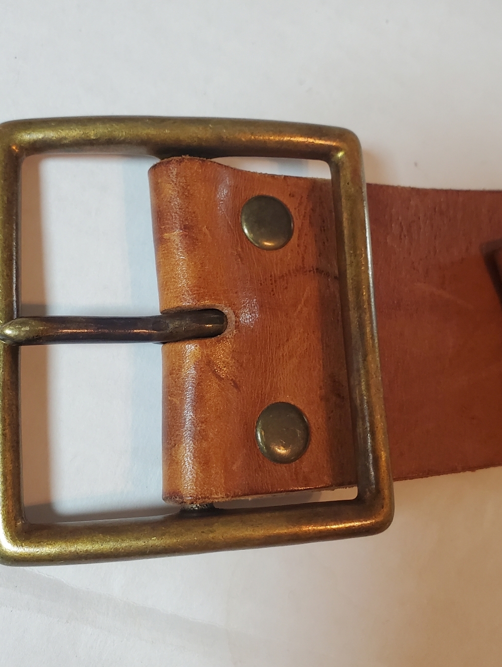 Linea Pelle Genuine Leather Women's Wide Braided Belt Boho Size Medium Brown - Picture 7 of 9